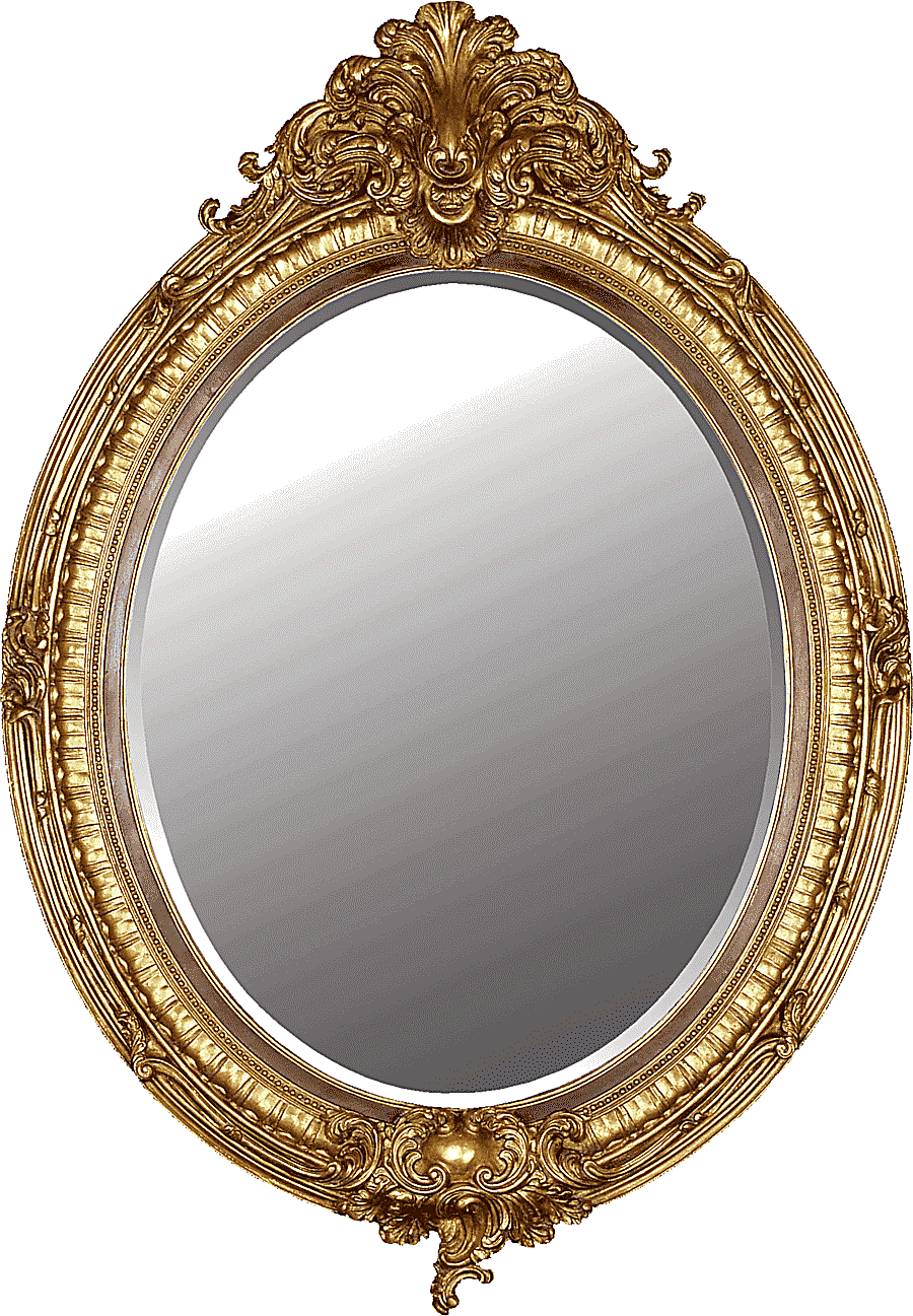 png clipart oval mirror with brown frame magic mirror queen mirror mirror furniture mirror