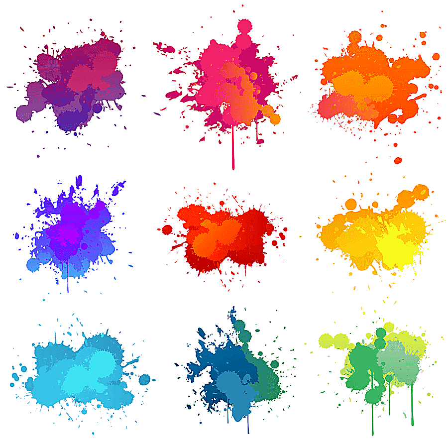 png clipart paint illustration illustration color pigment splash background assorted color