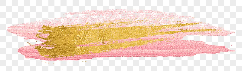 png clipart paintbrush color painting brush stroke gold and pink paint stroke watercolor p