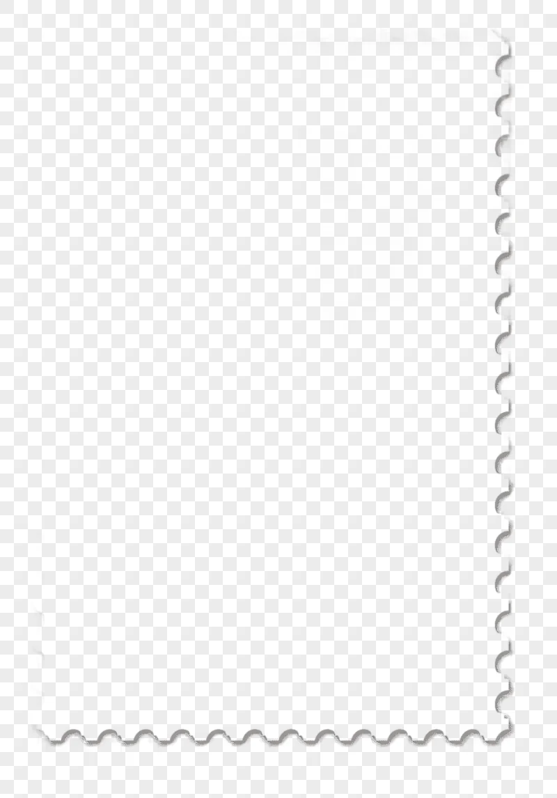 png clipart paper black and white text frame stamps border white