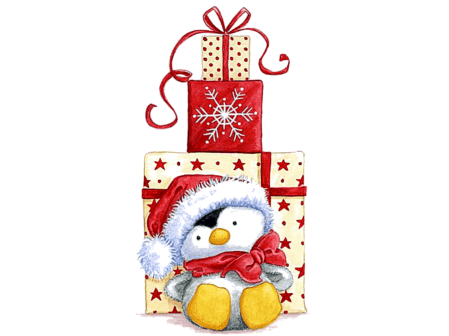 png clipart penguin santa claus christmas gift christmas gift love miscellaneous