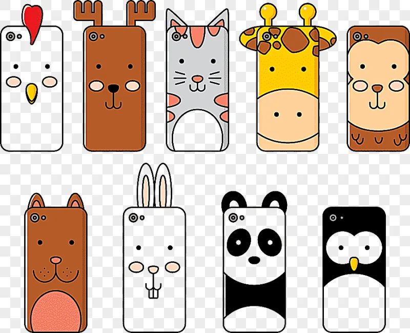 png clipart phone case cartoon animals