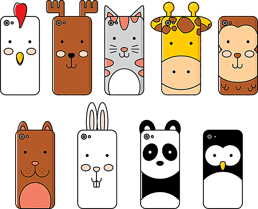 png clipart phone case cartoon animals