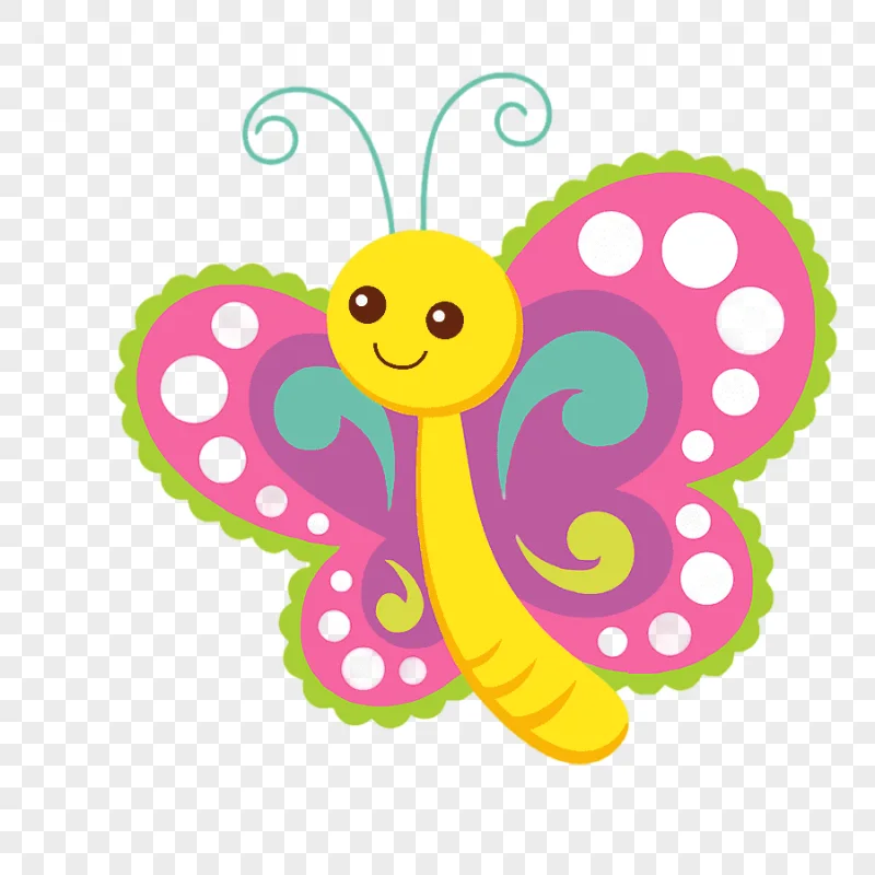 png clipart pink and green butterfly butterfly cartoon cute cartoon butterfly cartoon char