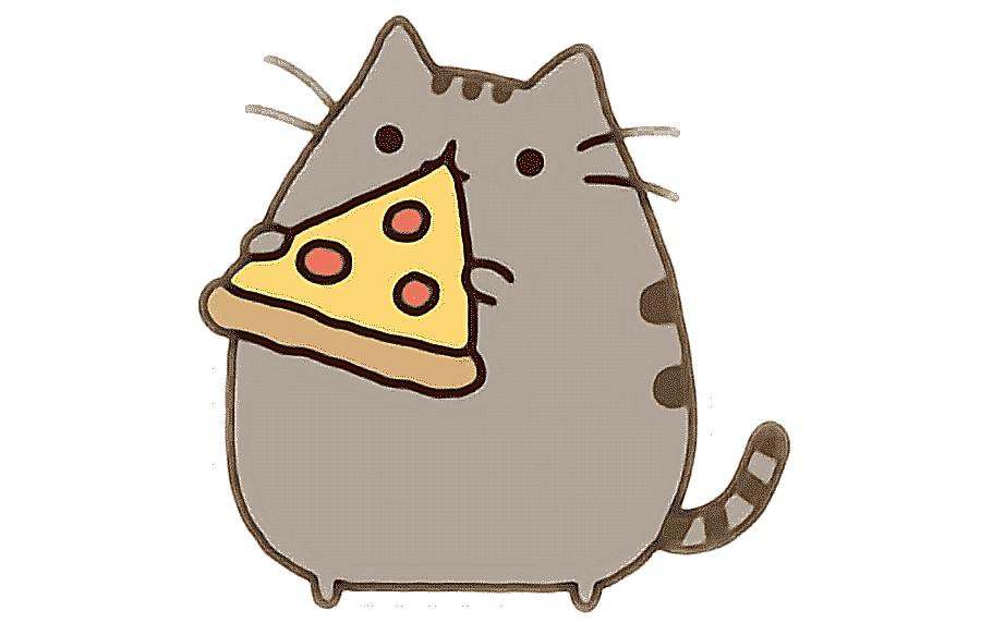 png clipart pizza cat pusheen pizza food cat like mammal