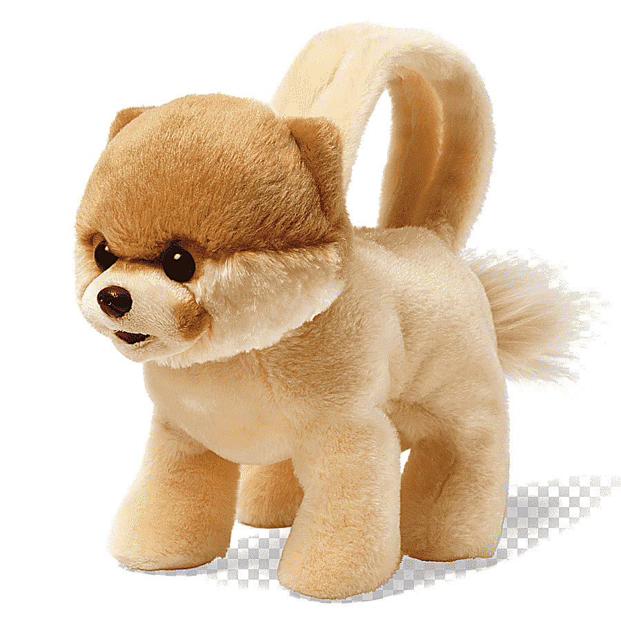 png clipart pomeranian boo gund handbag plush boo dog hd zipper animals