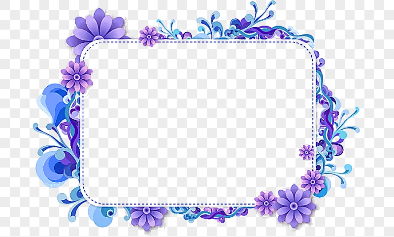 png clipart purple and blue floral border frames desktop islamic frame miscellaneous purpl