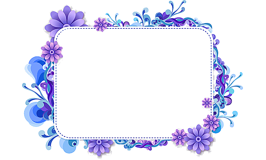 png clipart purple and blue floral border frames desktop islamic frame miscellaneous purpl