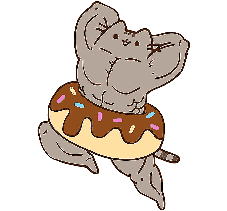 png clipart pusheen cat pusheen t shirt love heart for women navy muscle pusheen mercat t