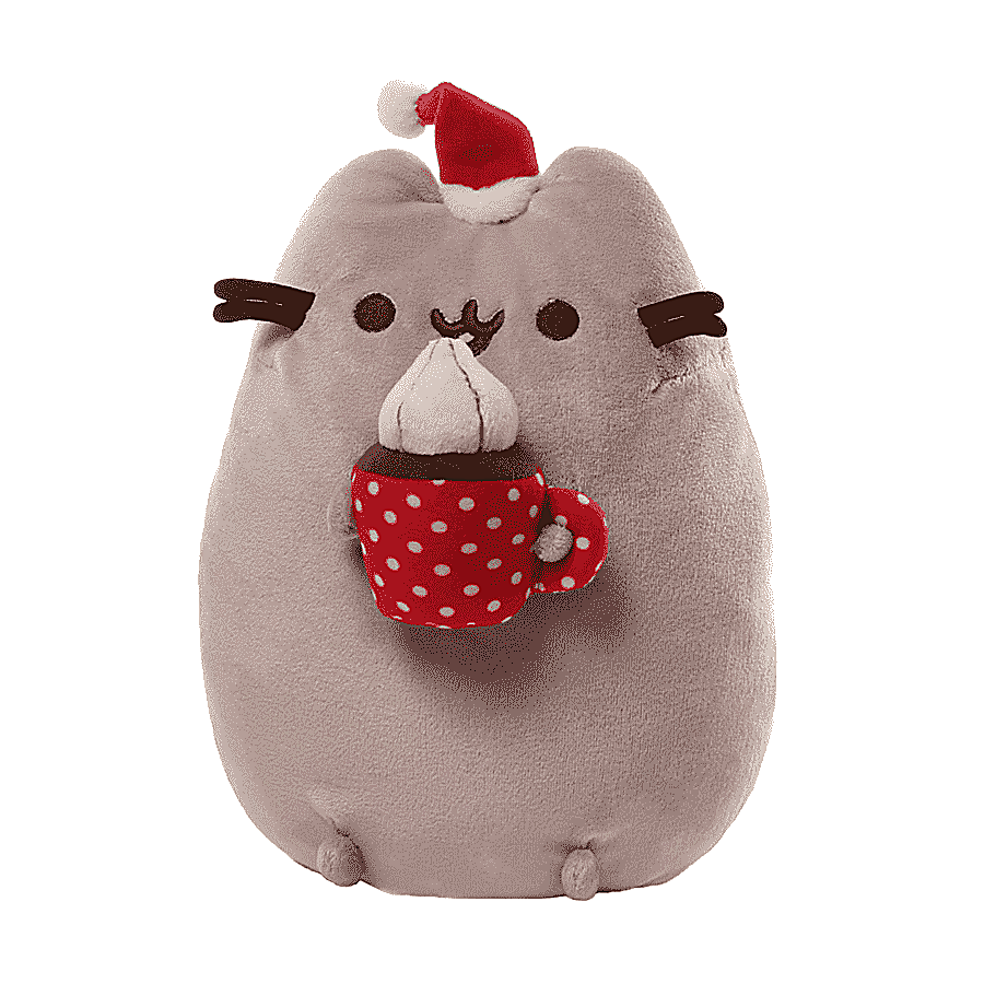 png clipart pusheen stuffed animals cuddly toys gund christmas christmas holidays textile