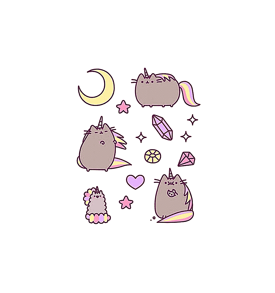 png clipart pusheen unicorn cat kitten legend unicorn purple mammal