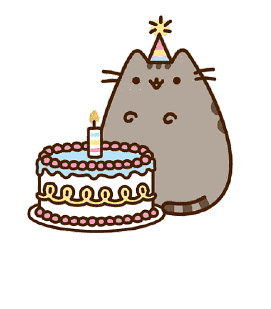 png clipart pusheen with cake illustration birthday cake wedding cake cupcake cat pusheen