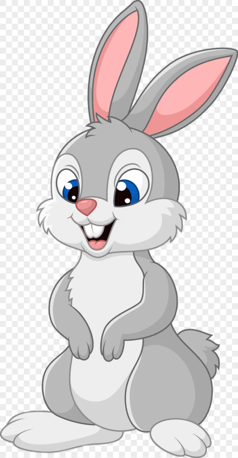 png clipart rabbit cute cartoon 02