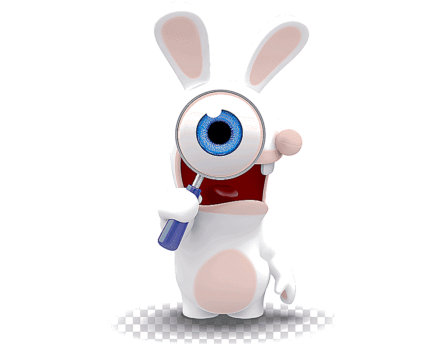 png clipart rabbit easter bunny raving rabbids animated cartoon raving rabbids troop scien