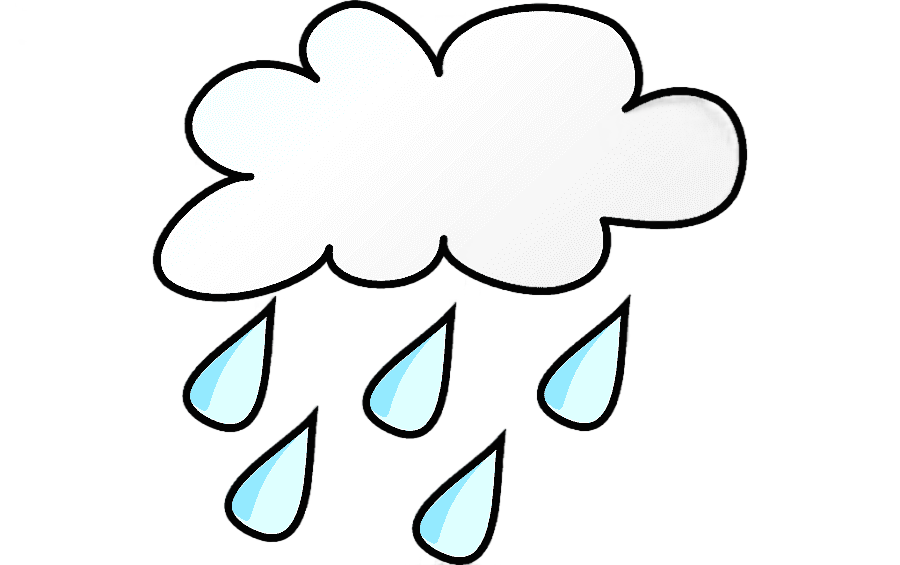 png clipart rain cloud cartoon cartoon rain clouds white face