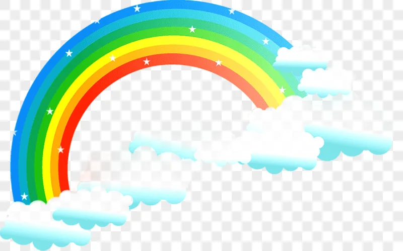png clipart rainbow cartoon rainbow watercolor painting blue