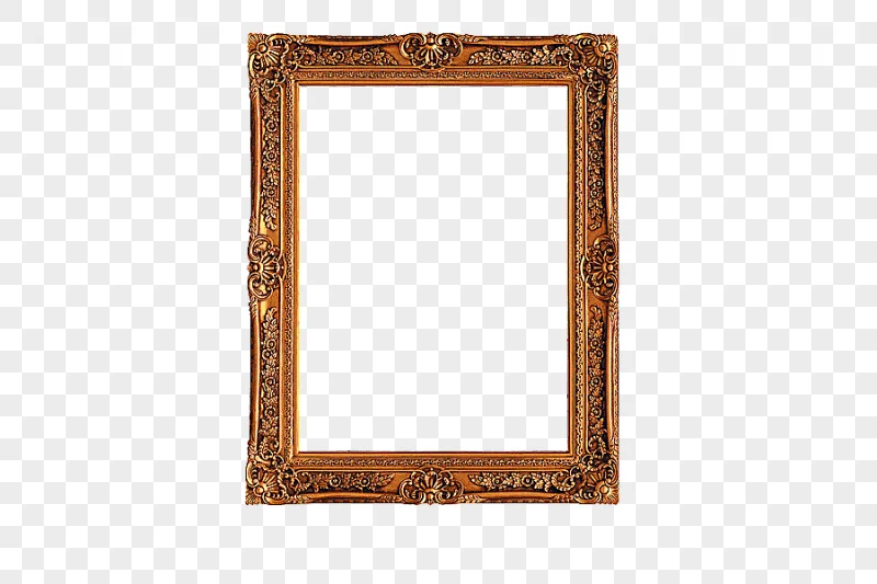 png clipart rectangular brown wooden frame portrait of a lady frames painting paintings fr