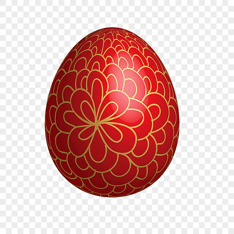 png clipart red and brown floral egg red easter egg easter bunny large red easter egg with