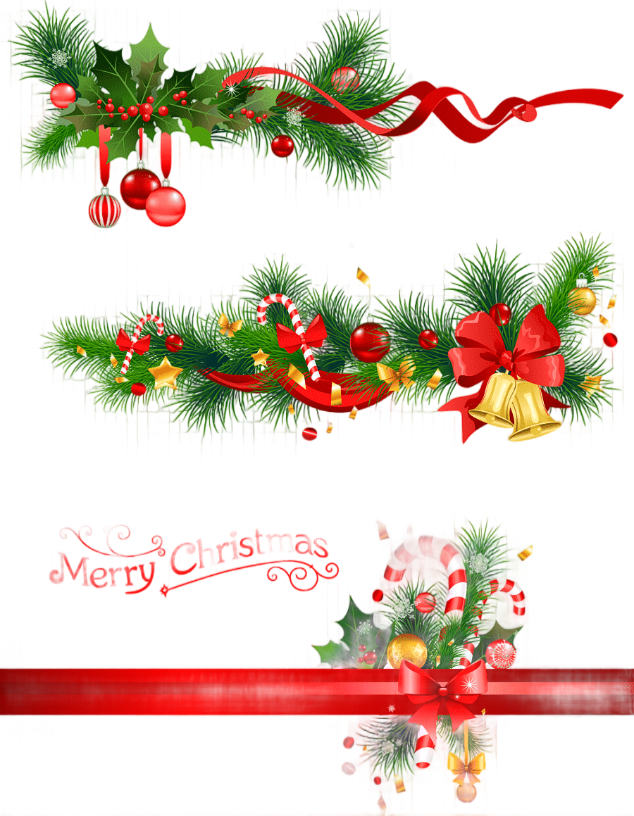 png clipart red and green ribbons illustration christmas decoration candy cane christmas t