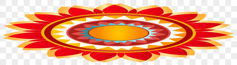 png clipart red and yellow flower diwali rangoli diya diwali holidays symmetry