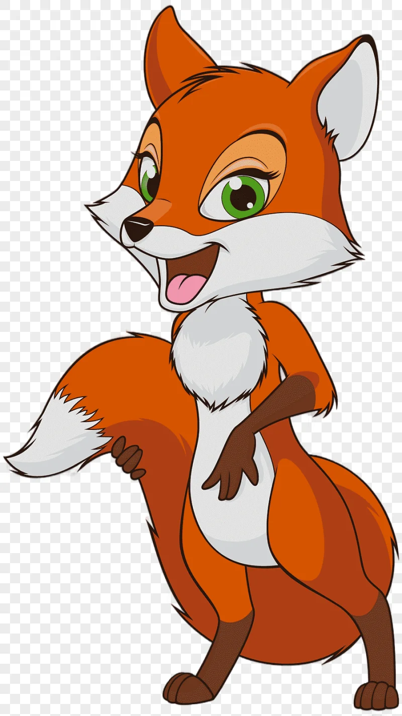 png clipart red fox cartoon fox mammal animals