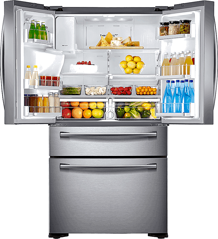 png clipart refrigerator samsung door shelf stainless steel fridge electronics drawer