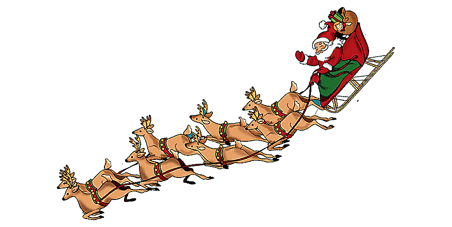 png clipart reindeer santa claus rudolph santa s sleigh