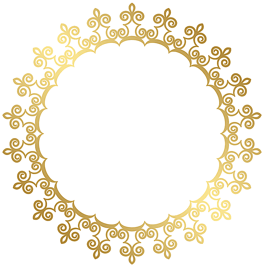 png clipart round gold border frame round gold illustration cdr rectangle