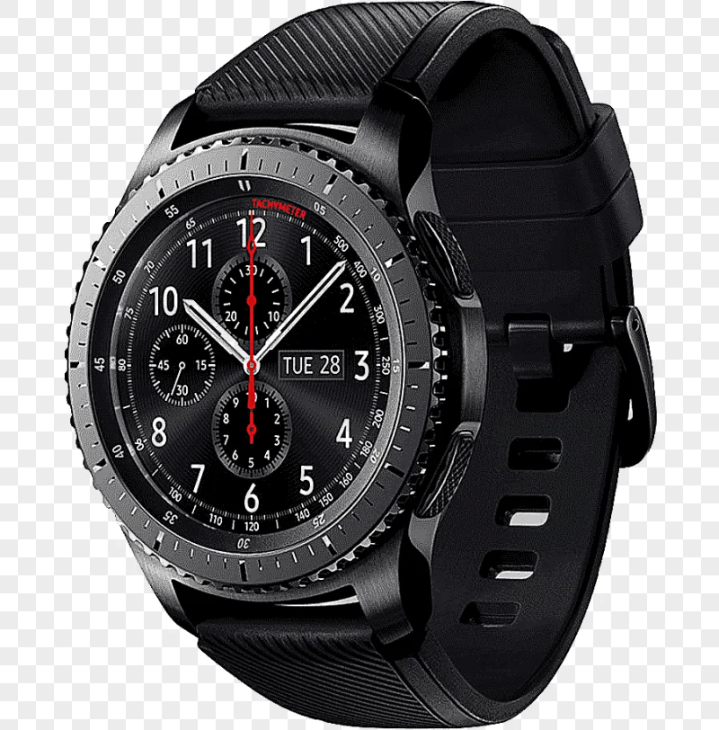 png clipart samsung gear s3 samsung galaxy gear smartwatch samsung watch accessory black