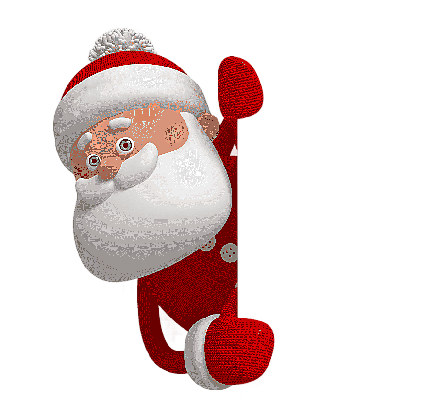 png clipart santa claus cartoon christmas illustration santa peeking miscellaneous photogr