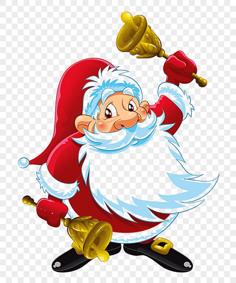 png clipart santa claus cartoon christmas lovely santa claus love child