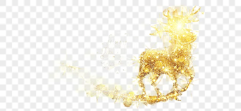 png clipart santa claus christmas card illustration golden light effect christmas reindeer