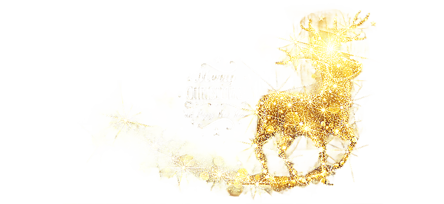 png clipart santa claus christmas card illustration golden light effect christmas reindeer