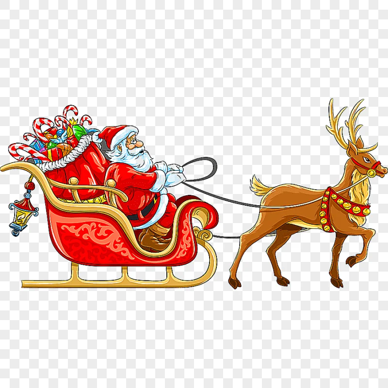 png clipart santa claus christmas decoration sled santa sleigh mammal holidays