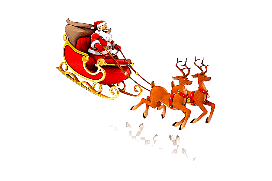png clipart santa claus christmas gift sled santa sled creative gifts antler christmas dec