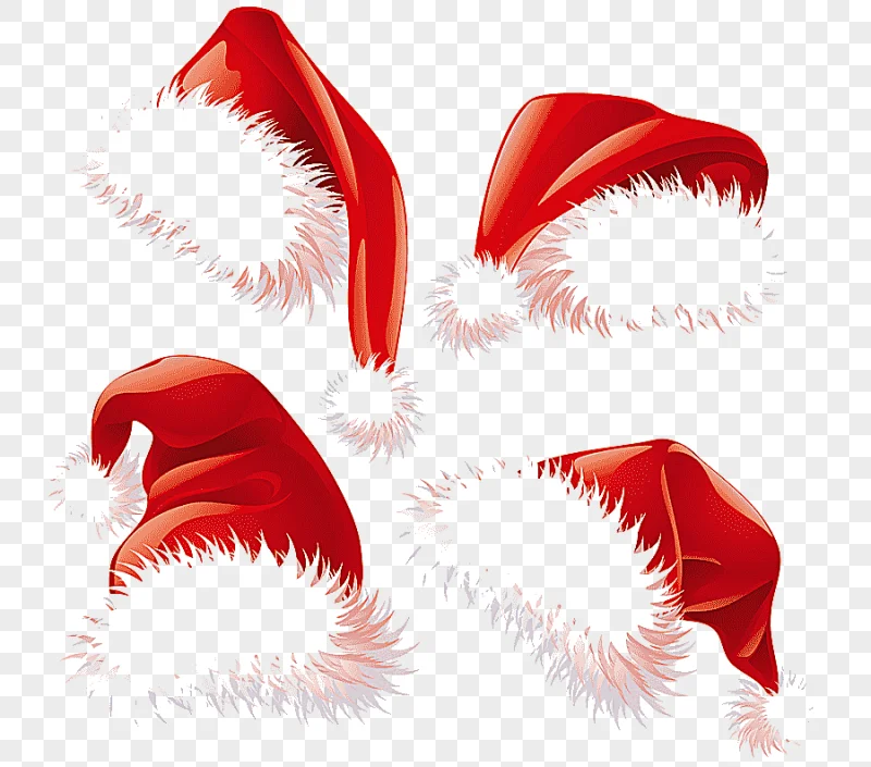 png clipart santa claus christmas hat christmas santa hats top hat santa hat