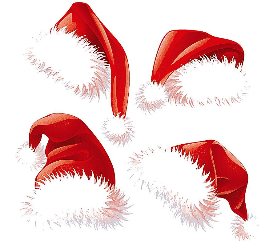 png clipart santa claus christmas hat christmas santa hats top hat santa hat