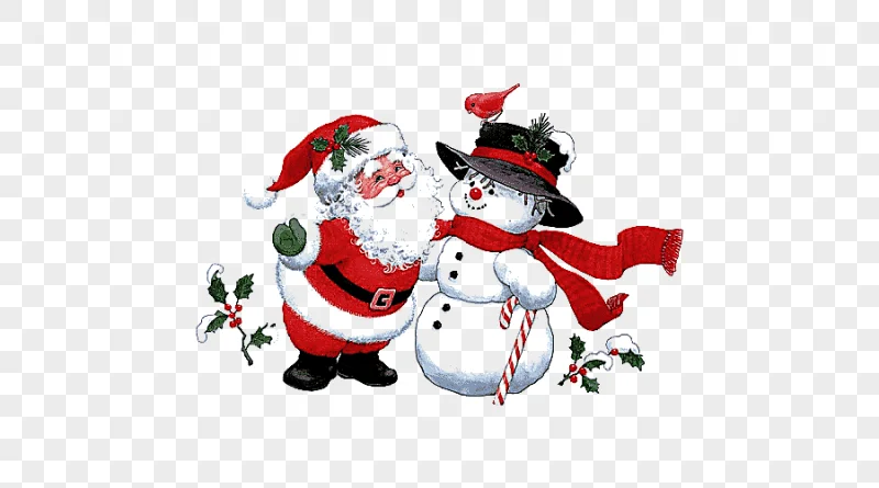 png clipart santa claus christmas snowman santa claus and snowman holidays elf
