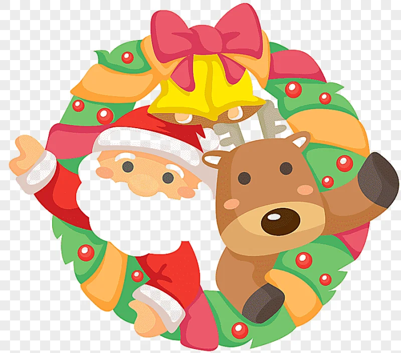 png clipart santa claus reindeer christmas cartoon santa claus food holidays