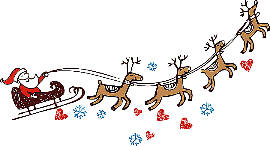 png clipart santa claus reindeer christmas creative christmas love mammal