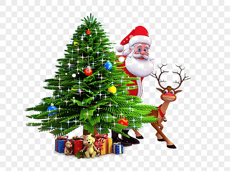png clipart santa claus reindeer christmas tree christmas santa claus