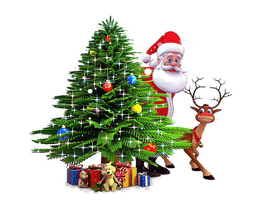 png clipart santa claus reindeer christmas tree christmas santa claus