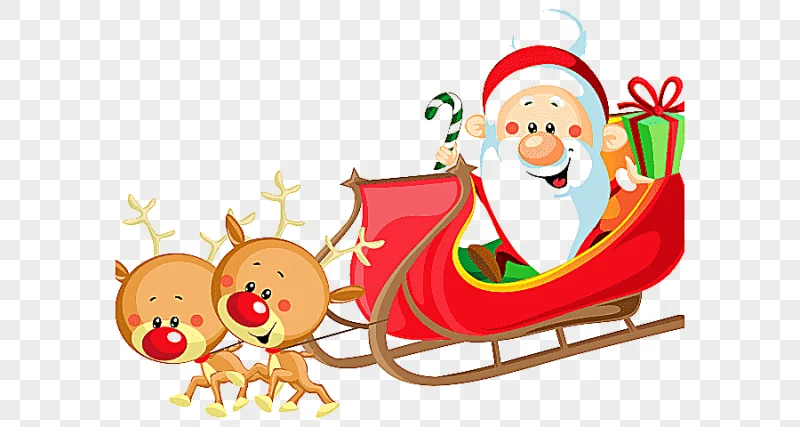 png clipart santa claus reindeer santa claus