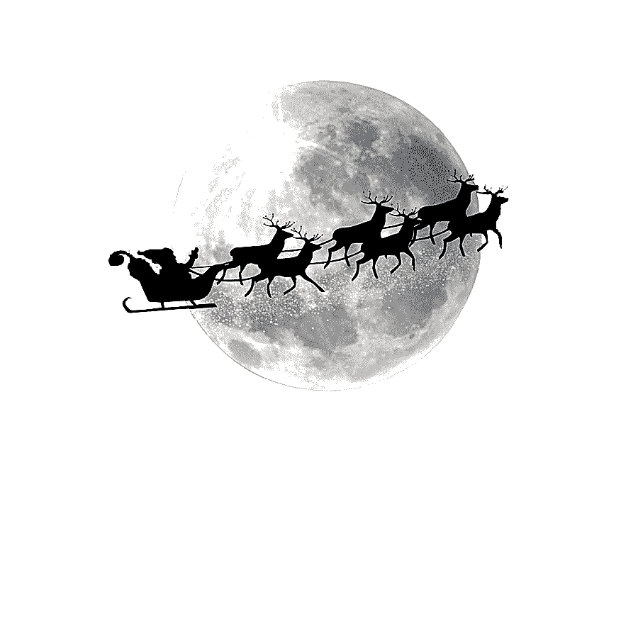 png clipart santa claus s reindeer santa claus s reindeer christmas moon santa elk sled fe