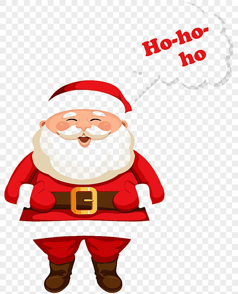 png clipart santa claus santa claus christmas ornament text santa claus ho ho ho elf ficti