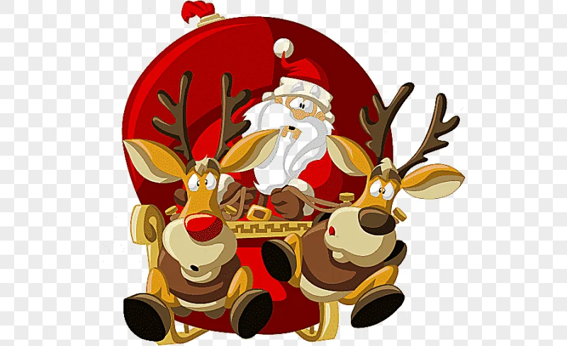 png clipart santa claus village reindeer christmas santa and elk miscellaneous mammal