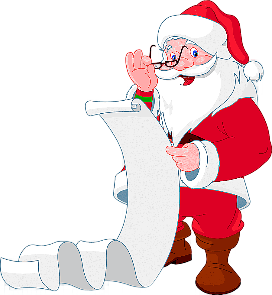 png clipart santa claus wish list santa claus holidays photography