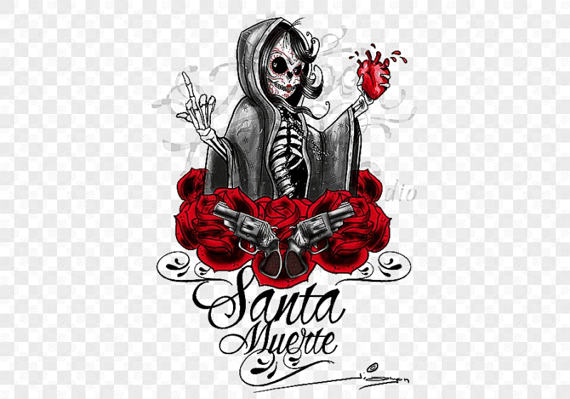 png clipart santa muerte illustration santa muerte death la calavera catrina others miscel