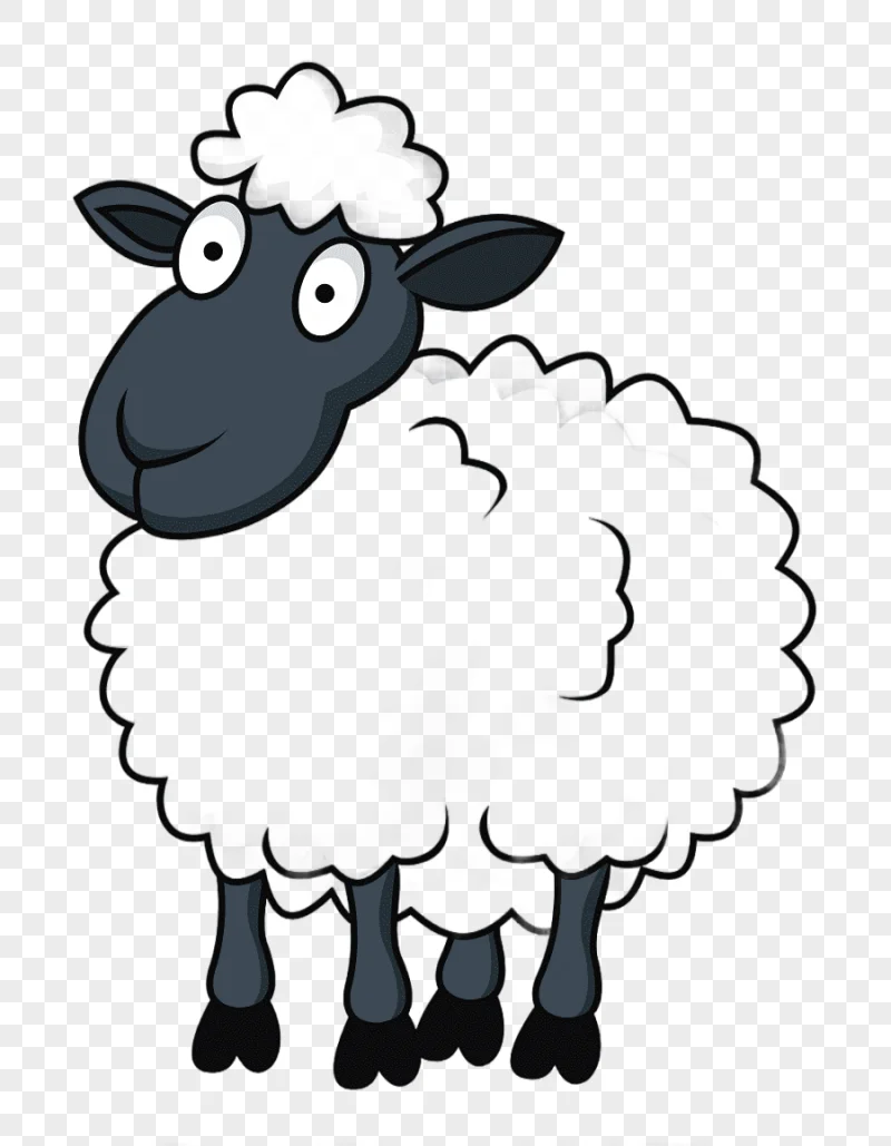 png clipart sheep cartoon sheep white animals