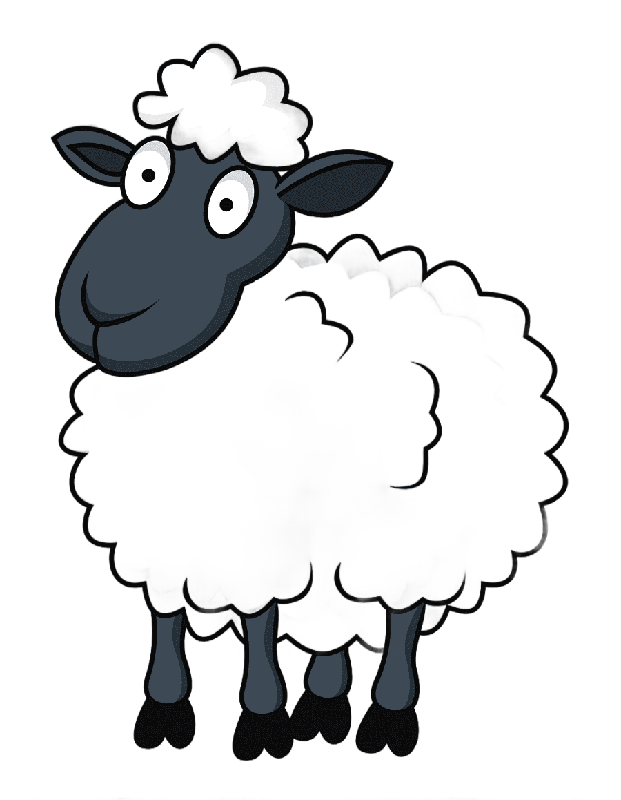 png clipart sheep cartoon sheep white animals